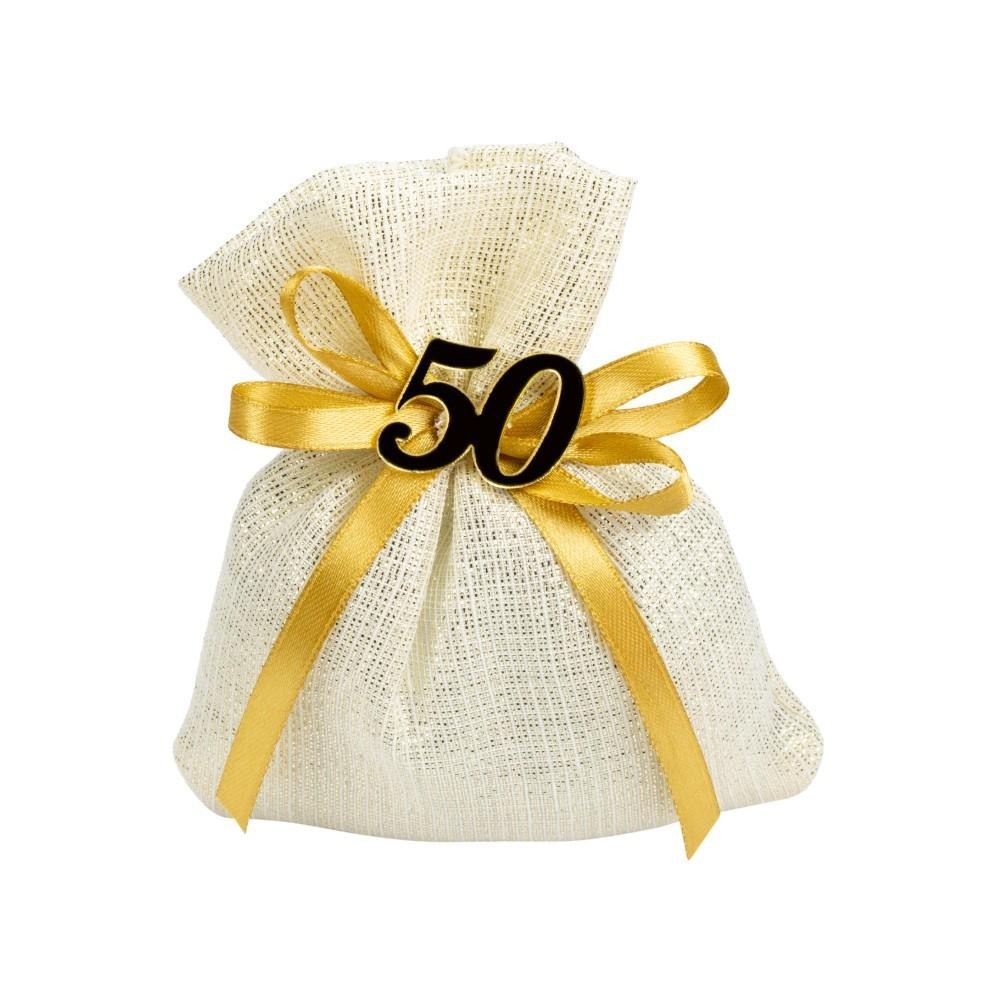 SACCHETTO PICCOLO LUX 10X13H ORO